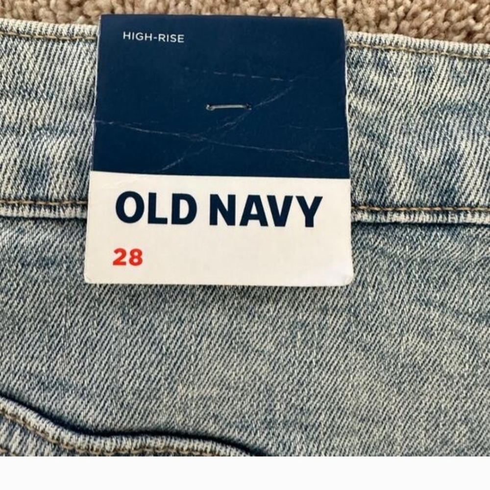 NEW Old Navy Denim Mini Skirt High Rise Secret Slimming Pockets Plus Size 28 - Picture 8 of 13